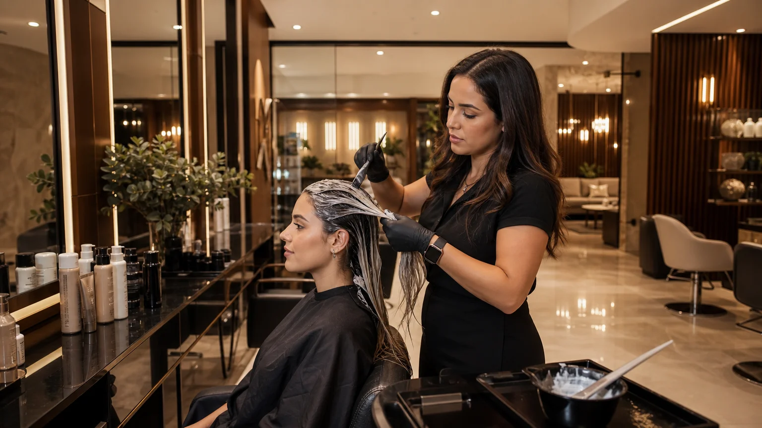Coloração profissional no We Hall Beauty em Bauru