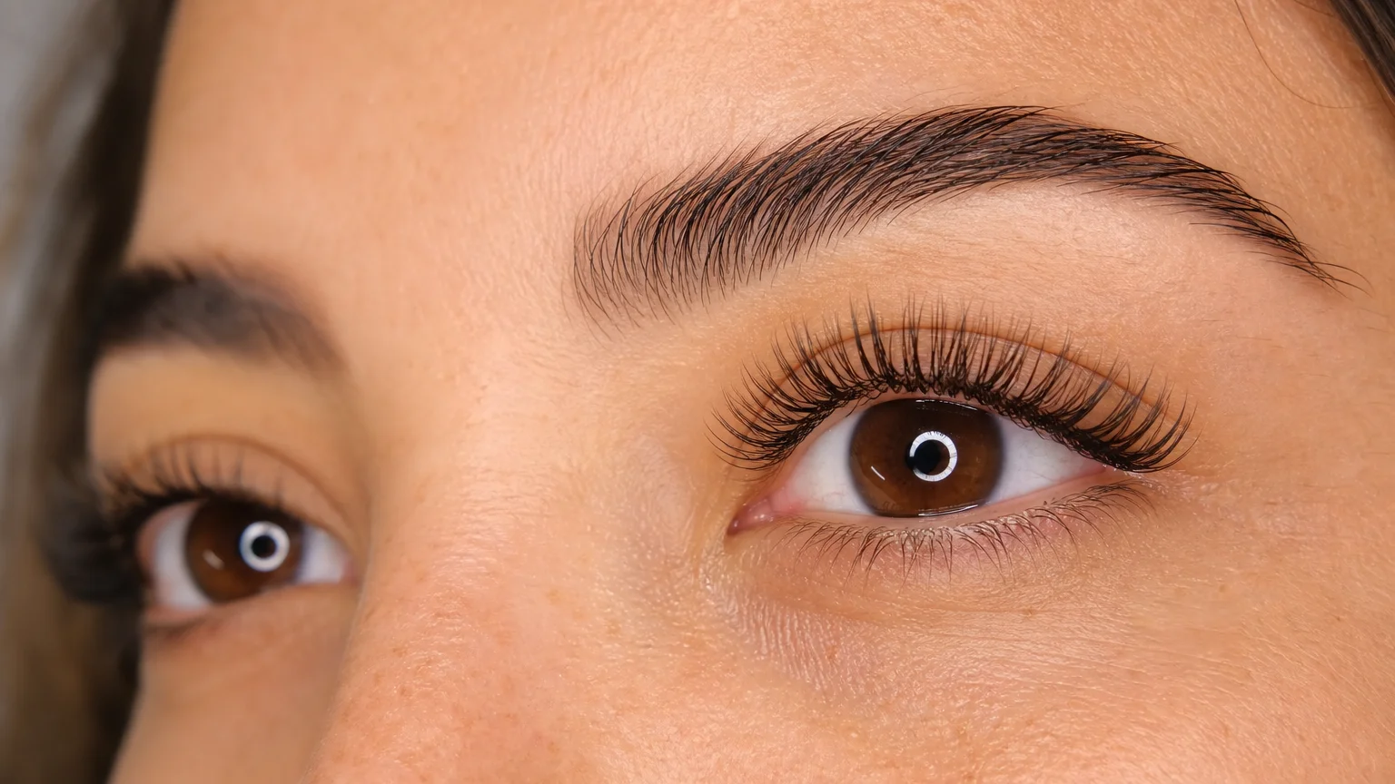 Alongamento de cílios fio a fio clássico no We Hall Beauty em Bauru