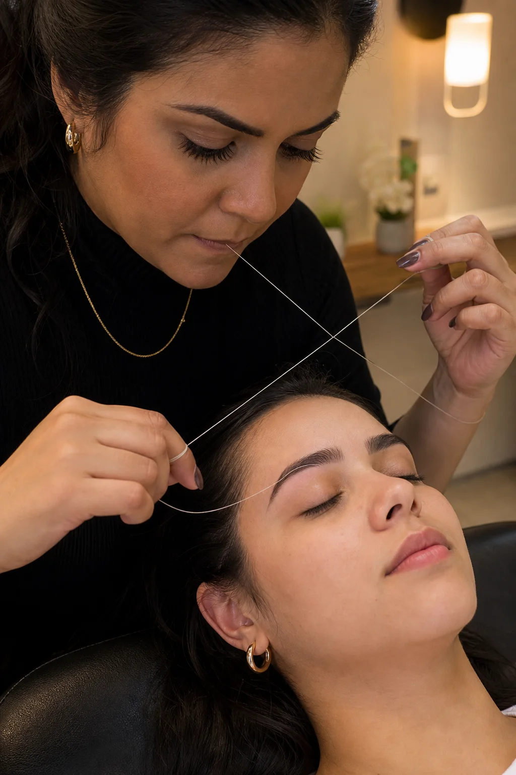 Design de sobrancelhas na linha no We Hall Beauty em Bauru