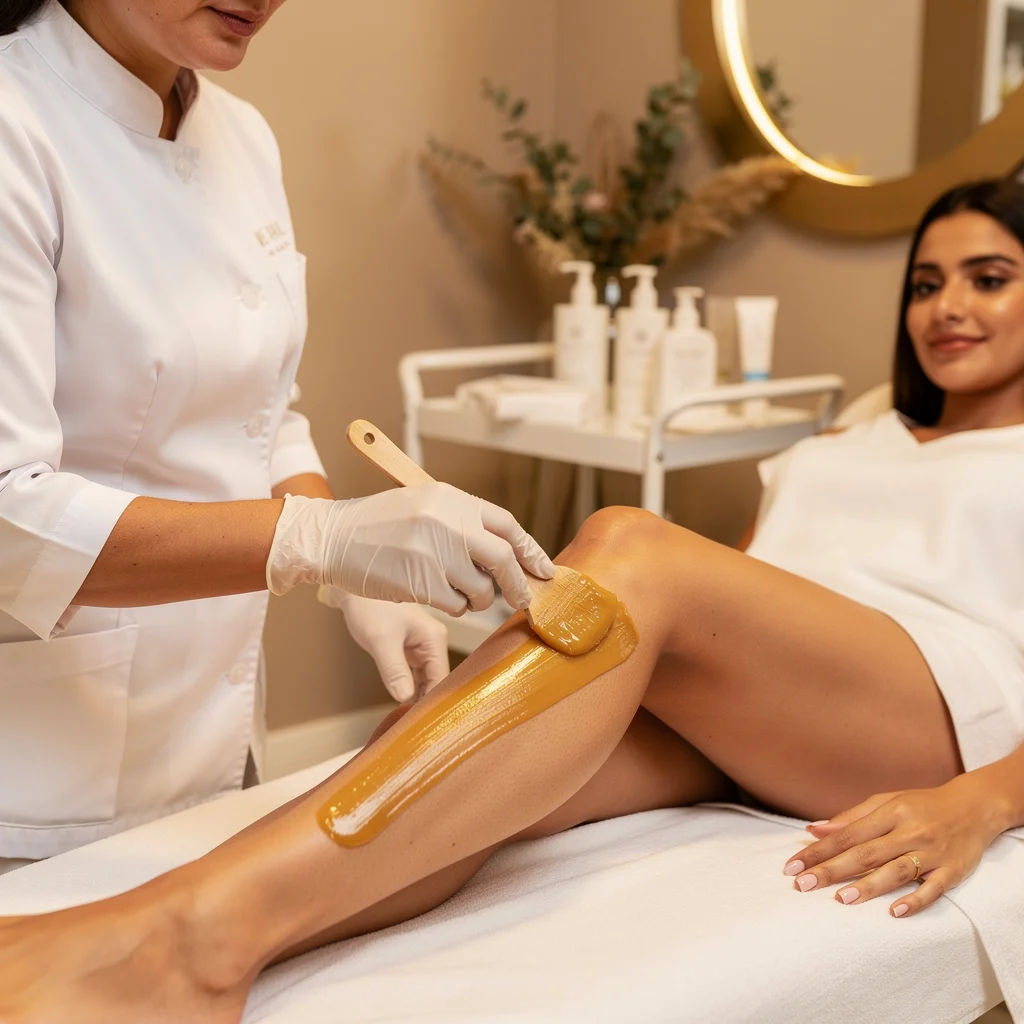 Experiência completa de depilação com cera marroquina no We Hall Beauty em Bauru