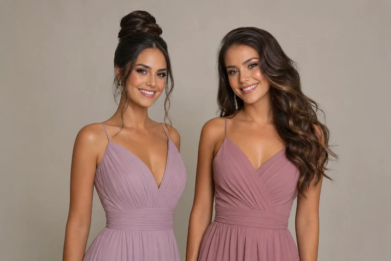 Madrinhas prontas para o casamento: make e penteado finalizados no We Hall Beauty