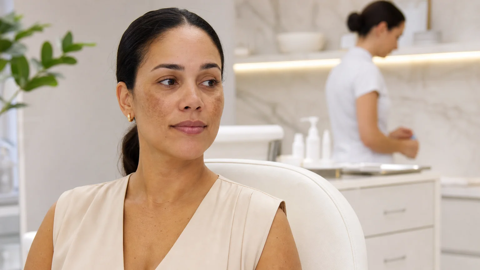 Cuidados faciais para pele com melasma no We Hall Beauty em Bauru