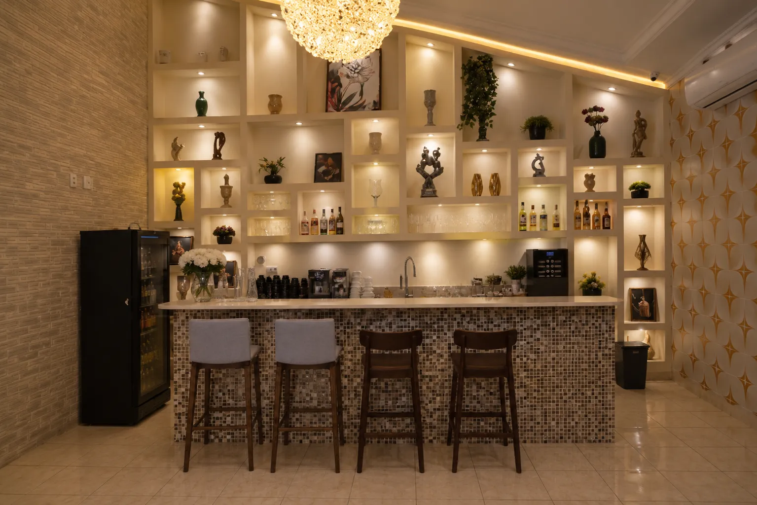 Bar café exclusivo do We Hall Beauty em Bauru com café premium e drinks autorais
