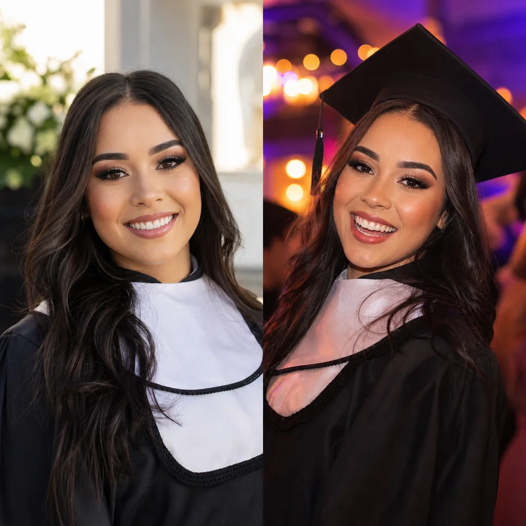 Maquiagem de formatura que funciona tanto ao vivo quanto nas fotos — We Hall Beauty, Bauru