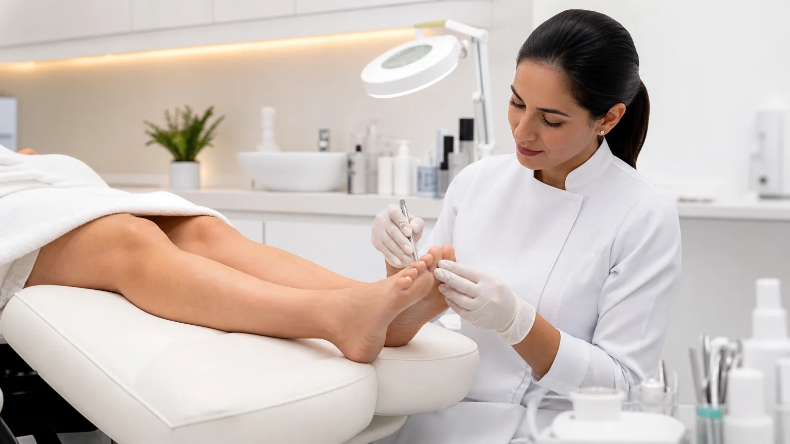 Podologia profissional no We Hall Beauty em Bauru