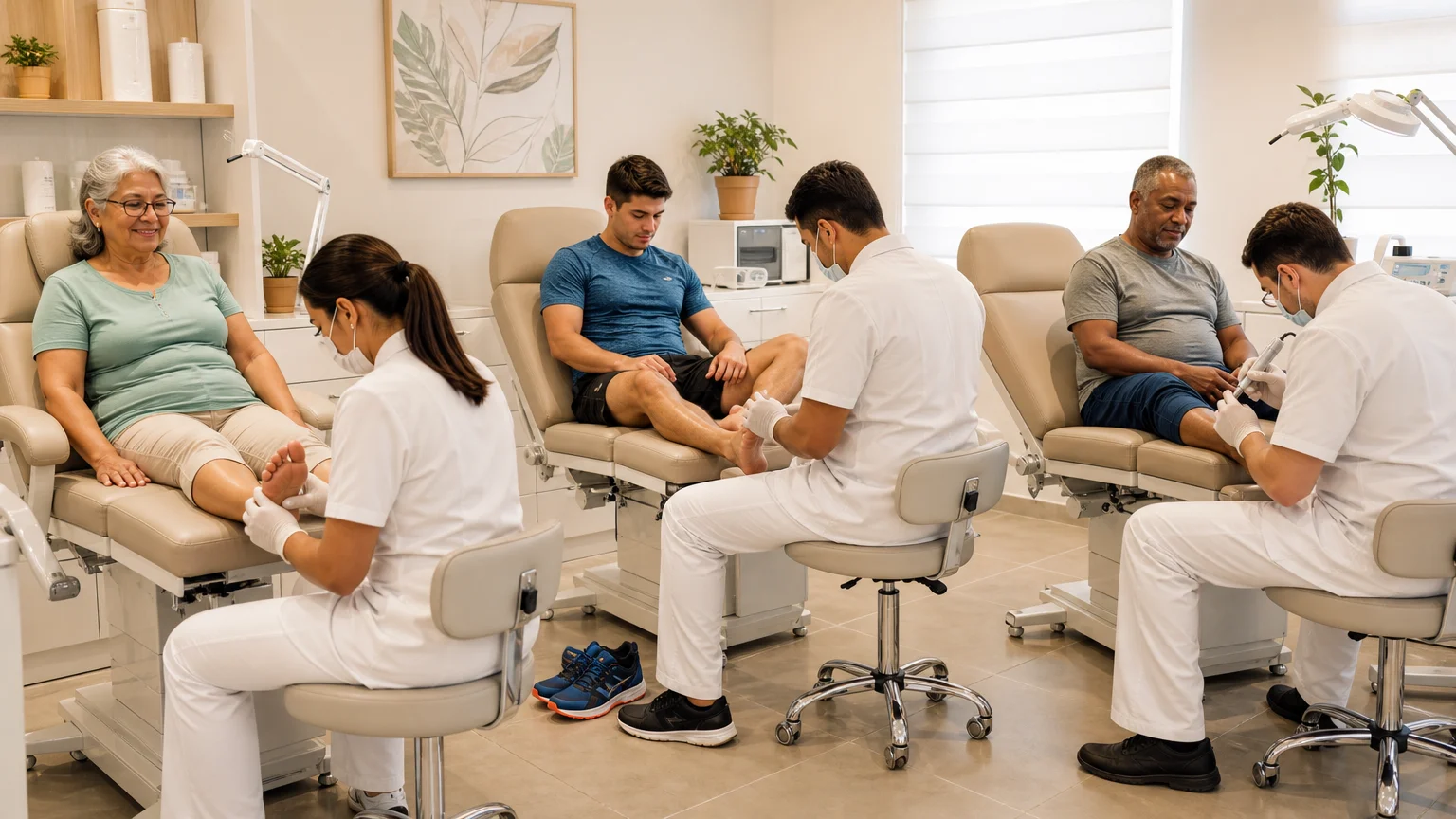 Podologia indicada para diabéticos, atletas e pessoas com dores nos pés