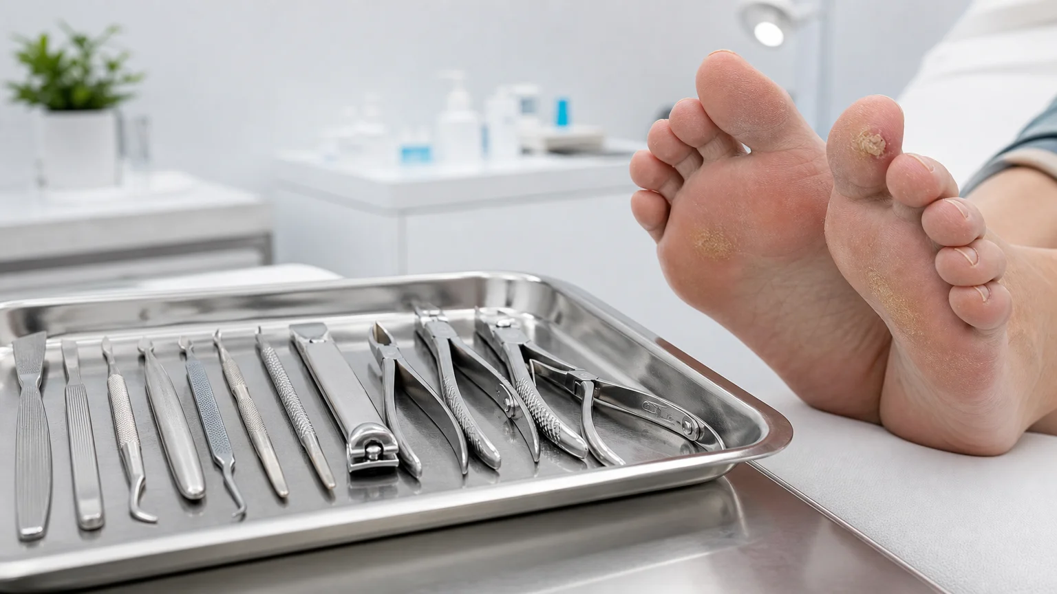 Tratamentos de podologia: calos, unhas encravadas e cuidados com os pés