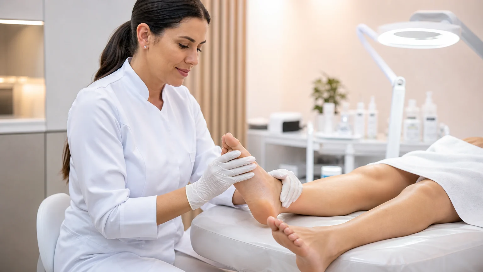 Podologia para tratamento de pés cansados no We Hall Beauty em Bauru