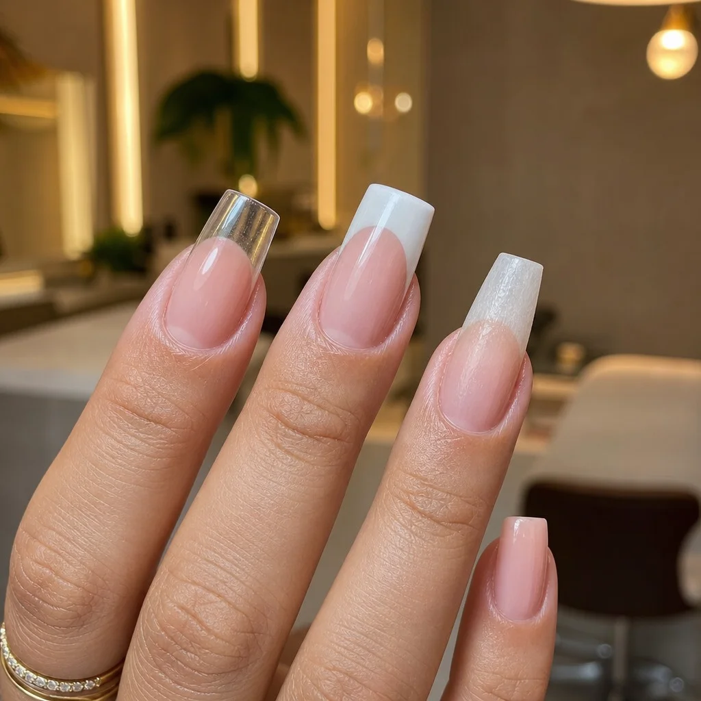 Comparação entre técnicas de alongamento de unhas gel, acrílico e fibra de vidro no We Hall Beauty em Bauru