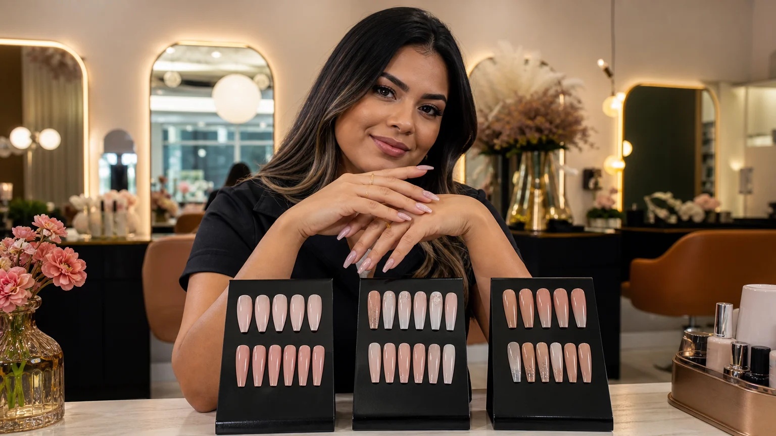 Alongamento de unhas no We Hall Beauty em Bauru