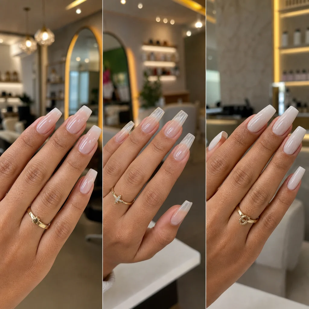 Principais técnicas de alongamento de unhas — gel, fibra de vidro e acrílico no We Hall Beauty em Bauru