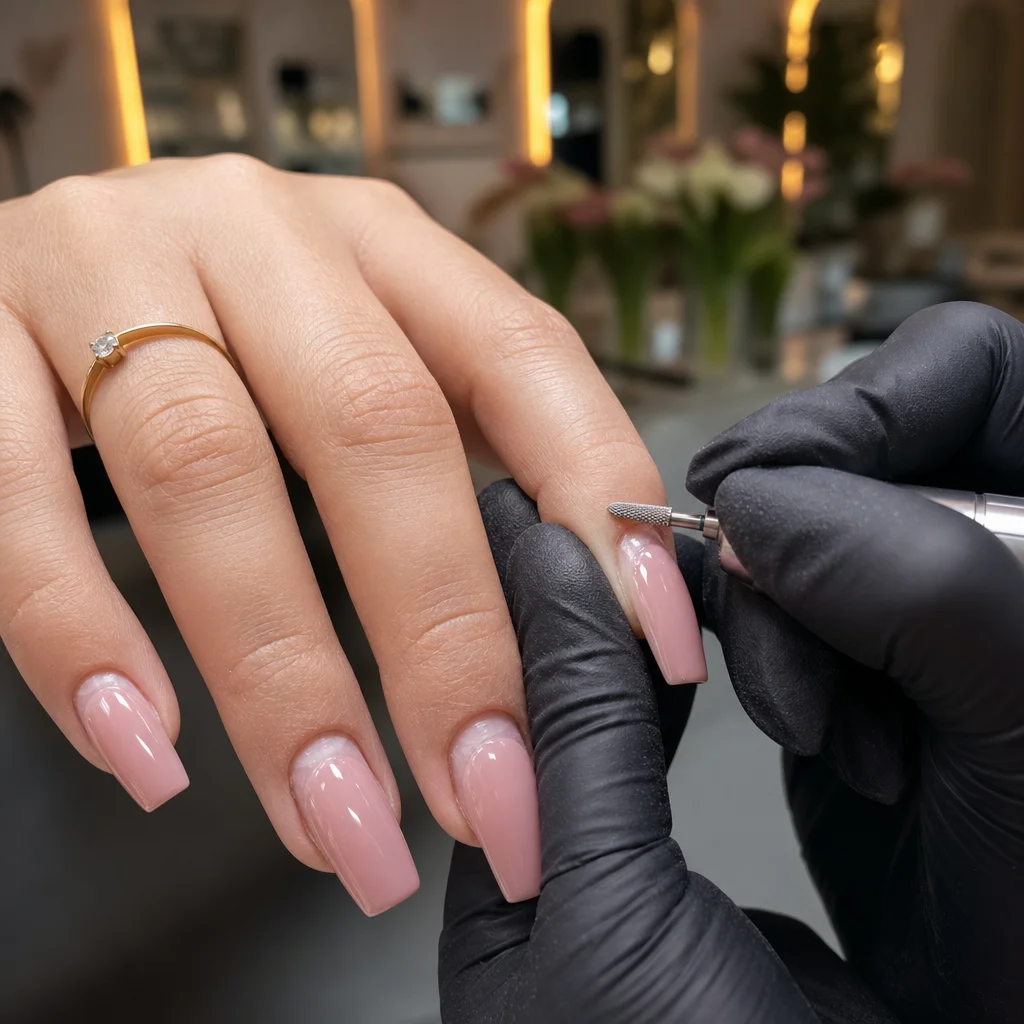 Manutenção de unhas alongadas no We Hall Beauty em Bauru