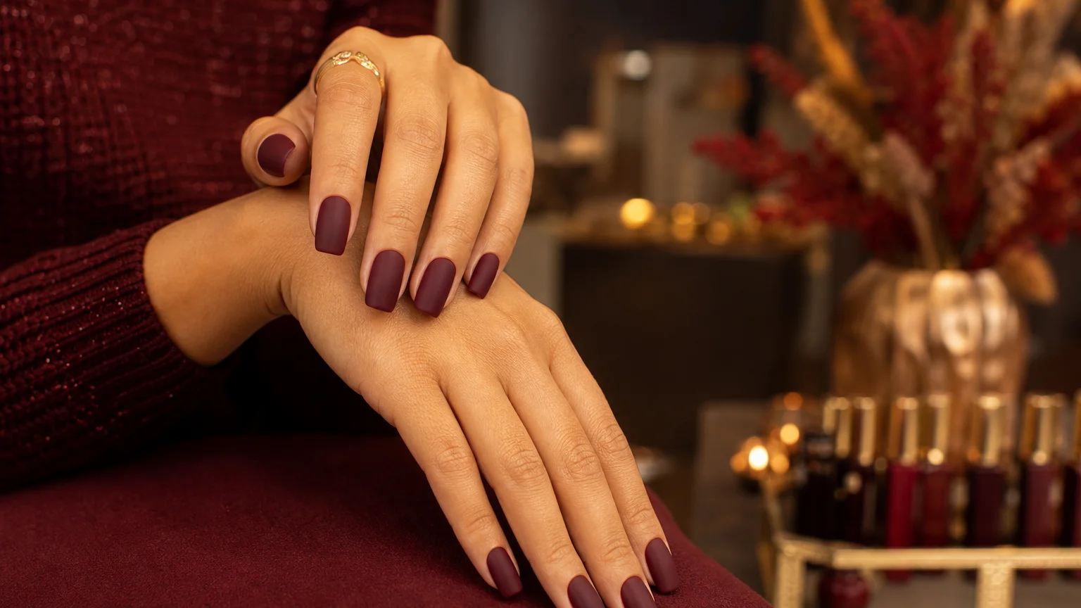 Tendências de unhas outono inverno no We Hall Beauty em Bauru