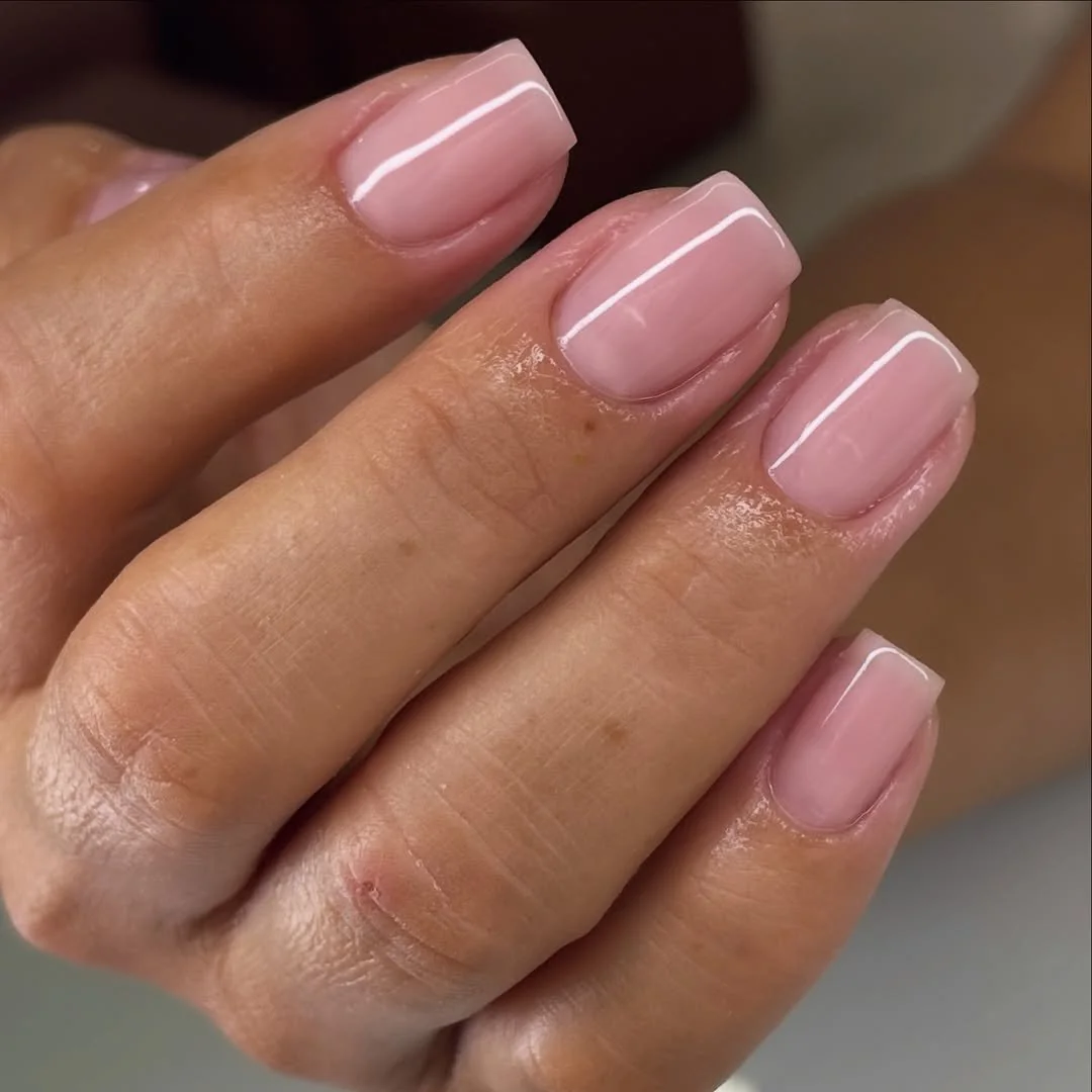 Alongamento rosa natural We Hall Beauty Bauru