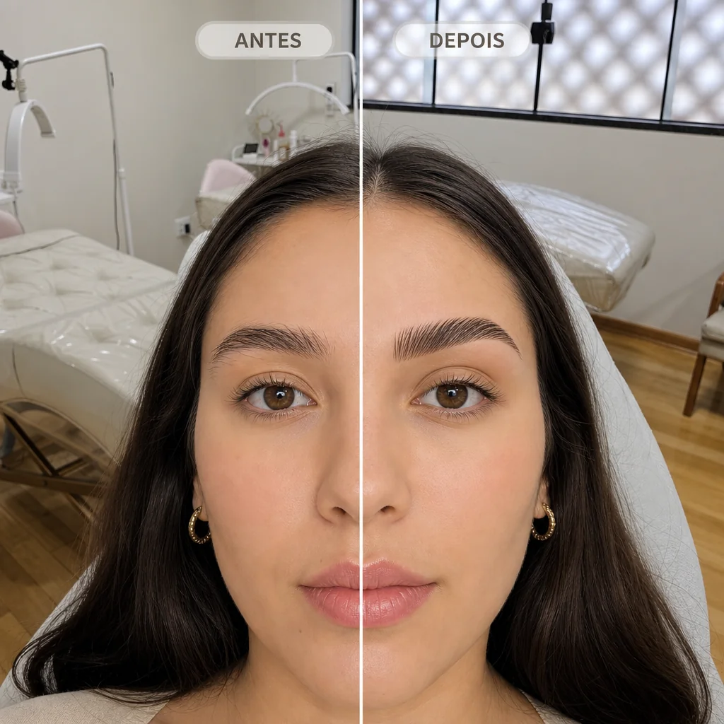 Brow Lamination fios alinhados em Bauru We Hall Beauty
