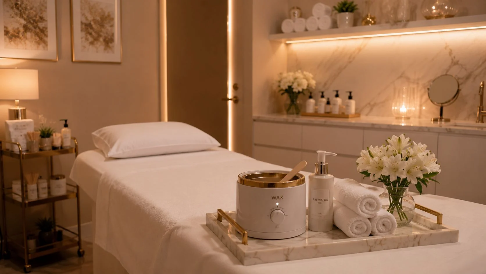 Depilação com cera marroquina no We Hall Beauty, Bauru