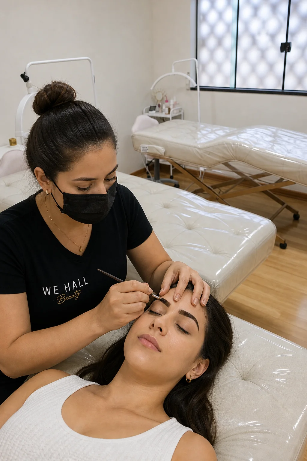 Design de sobrancelhas com henna no We Hall Beauty Bauru