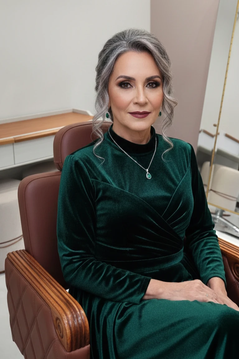 Penteado coque clássico de gala Bauru