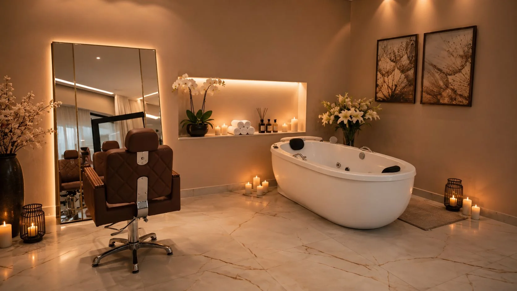 Hidroterapia e relaxamento no We Hall Beauty em Bauru