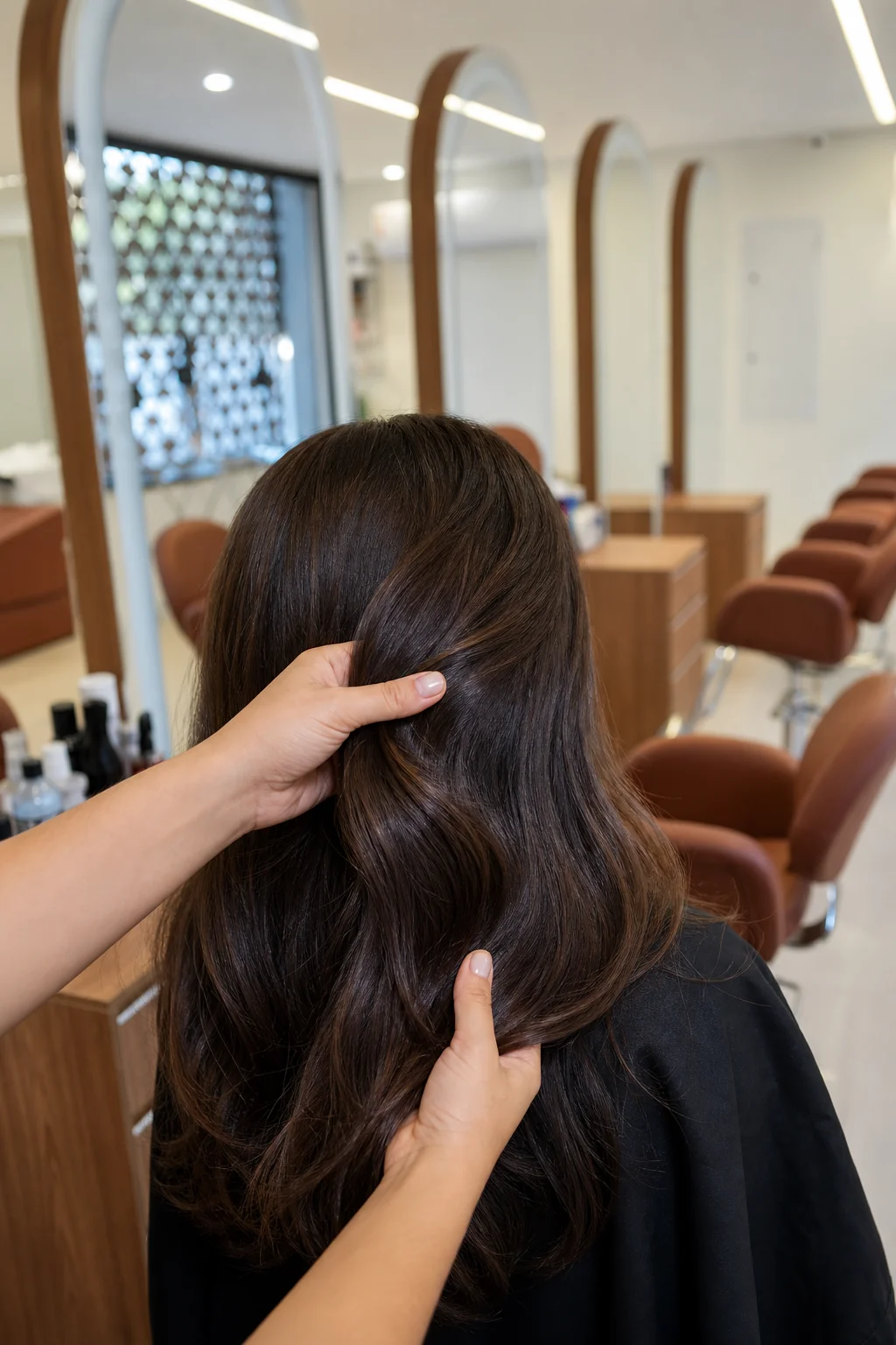 Tratamento de reconstrução capilar no We Hall Beauty Bauru