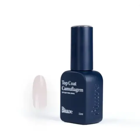 Top Coat Camuflagem Universal Bege Bluwe