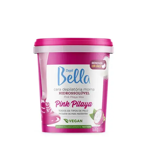 Cera Depilatória Hidrossolúvel Pink Pitaya Depil Bella