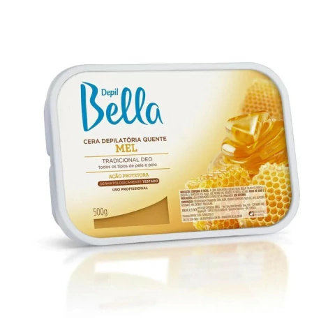 Cera Quente Depilatória Mel 500g Depil Bella
