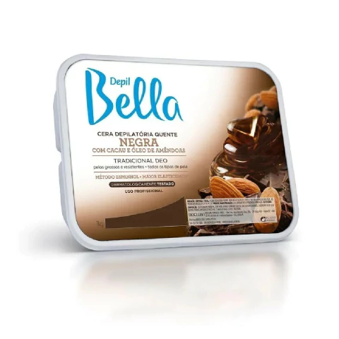 Cera Quente Depilatória Negra 1kg Depil Bella