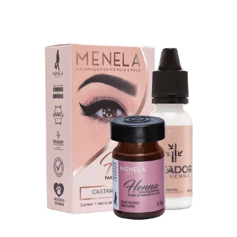 Henna para sobrancelhas Menela