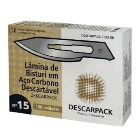 Lâmina de Bisturi Nº15 Descarpack