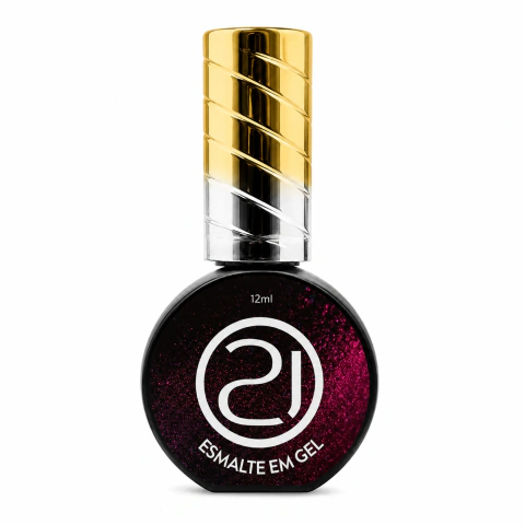 Esmalte em Gel Glitter Marsala Nails 21