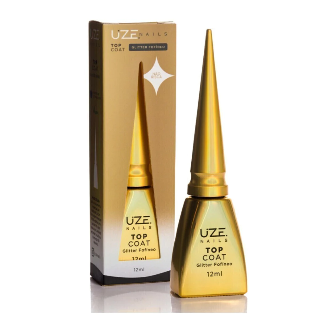 Top Coat Glitter Fofíneo UZE Nails